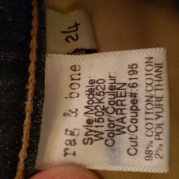 Rag & Bone stretch low rise skinny jean - Picture 8 of 10